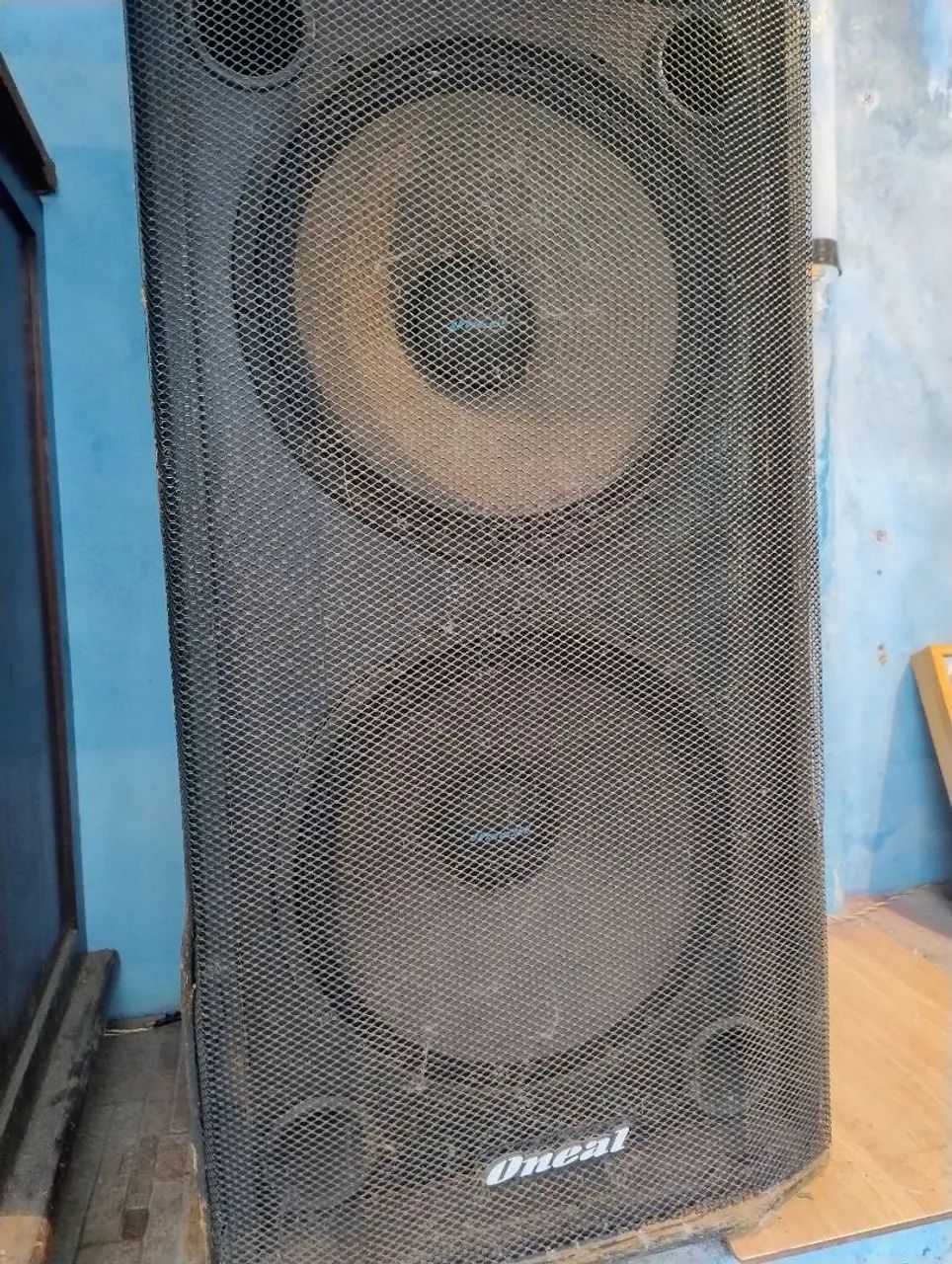 Caixa de som amplificada com defeito - Foto 5