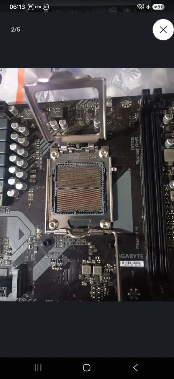 Ryzen 5 8400F/ Placa-mãe A620m-H  - Foto 4