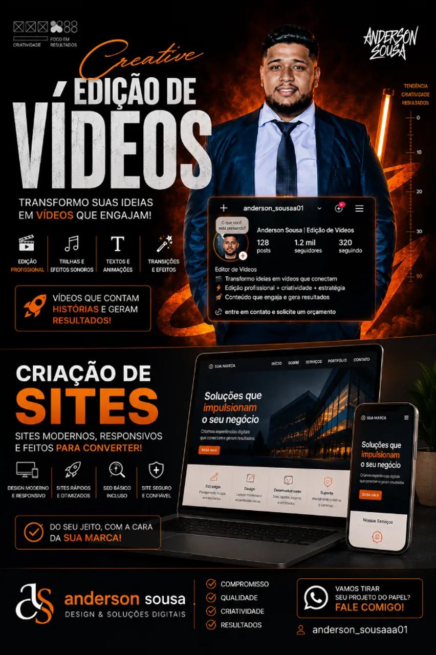 Edição de vídeos
