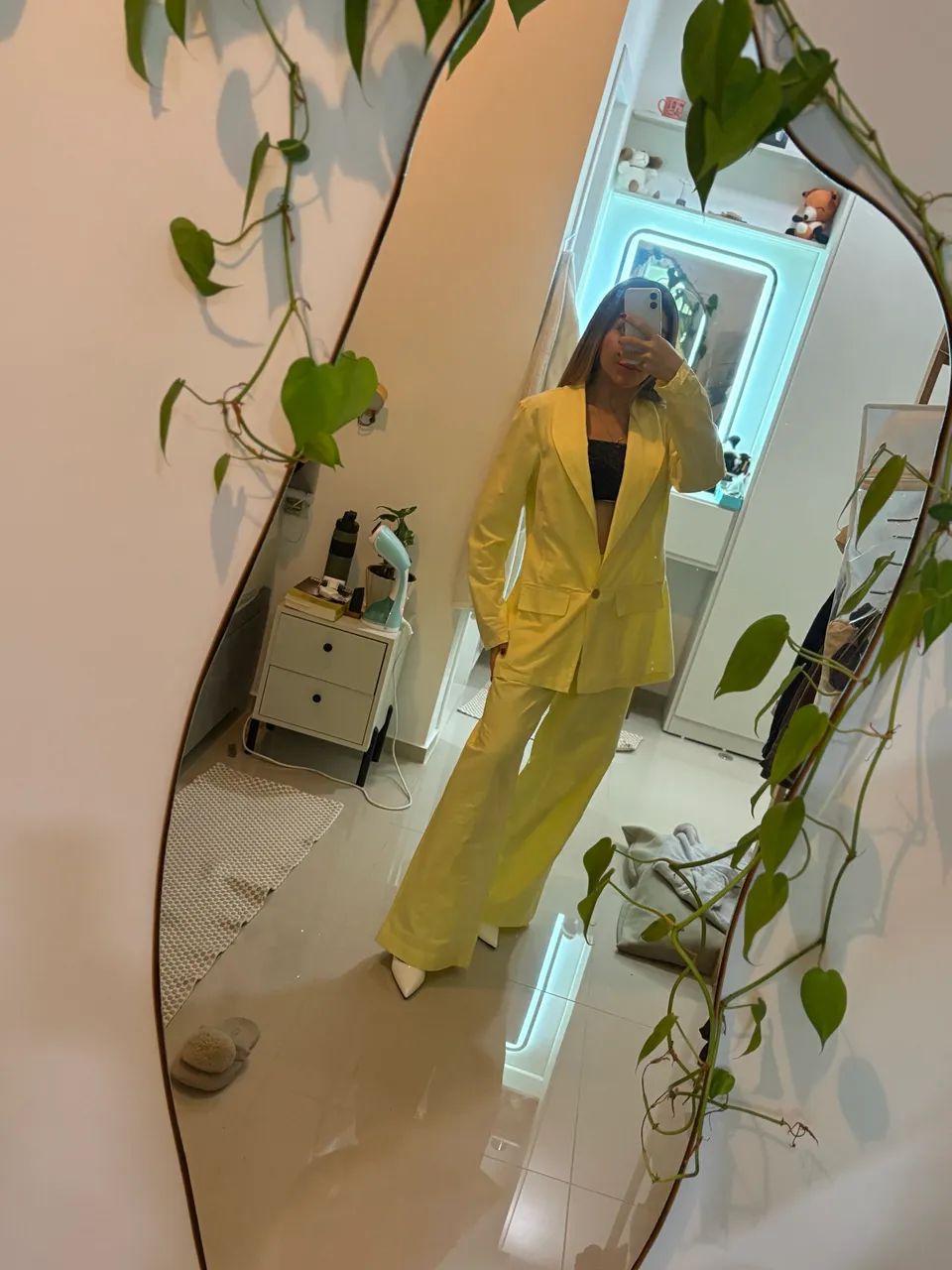 CONJUNTO FLARE E BLAZER AMARELO  - Foto 3