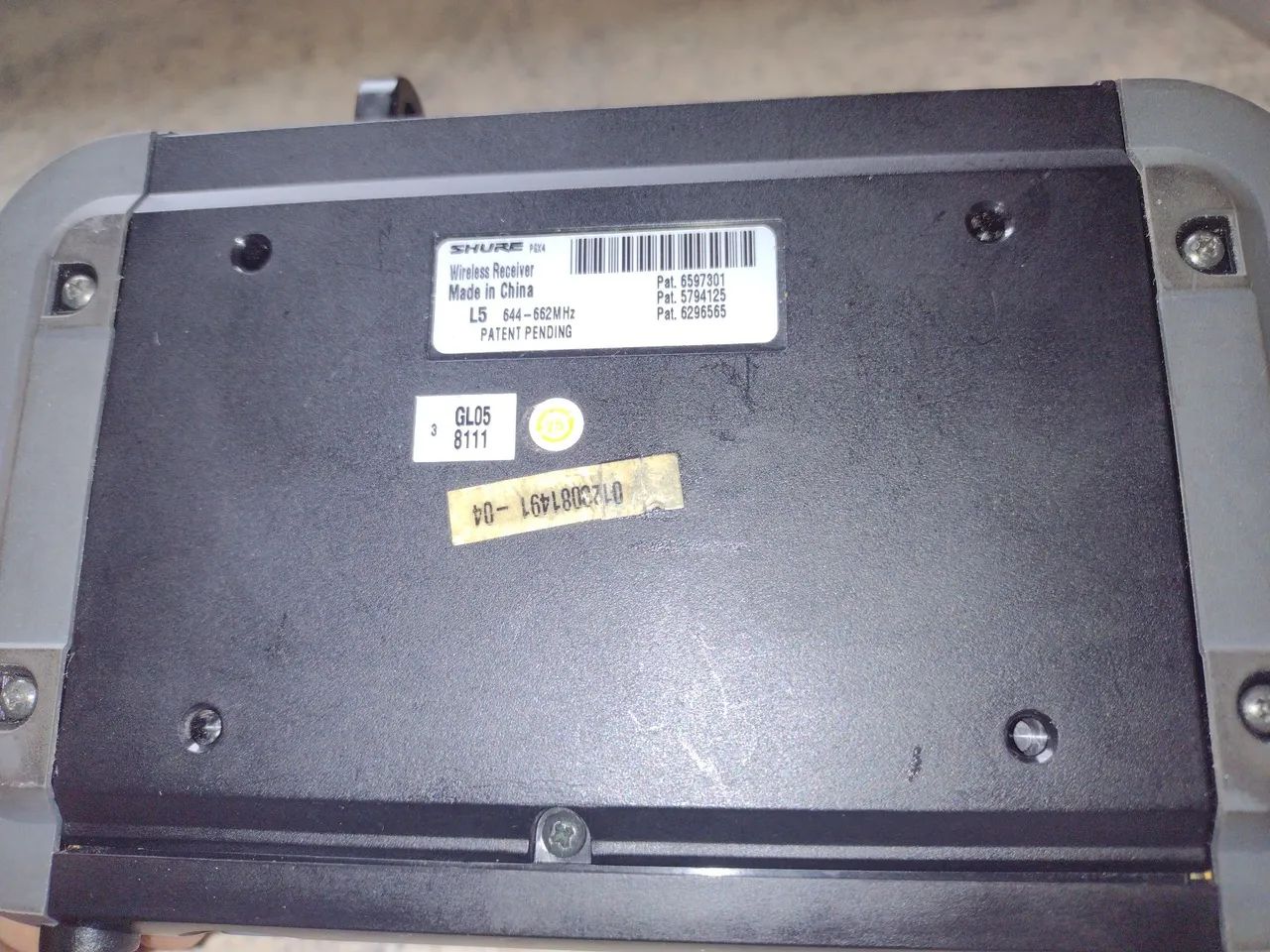 MICROFONE SEM FIO SHURE PGX4 (SÓ BASE) - Foto 3