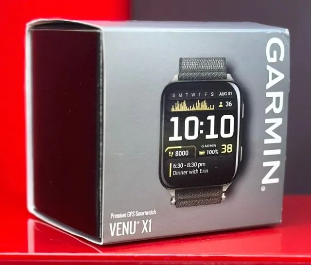 Garmin Relógio Venu X1 Amoled / Verde Musgo/Oliva 46MM - Produto Novo com Garantia da Loja