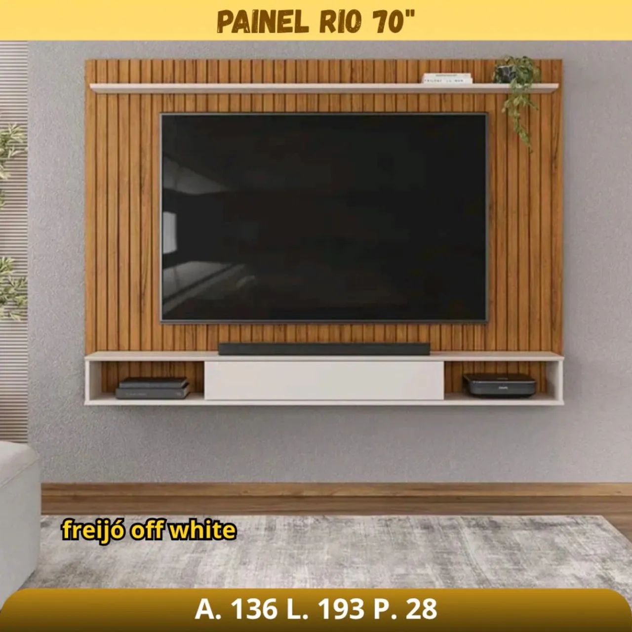 Rio Panel - For TVs up to 70"