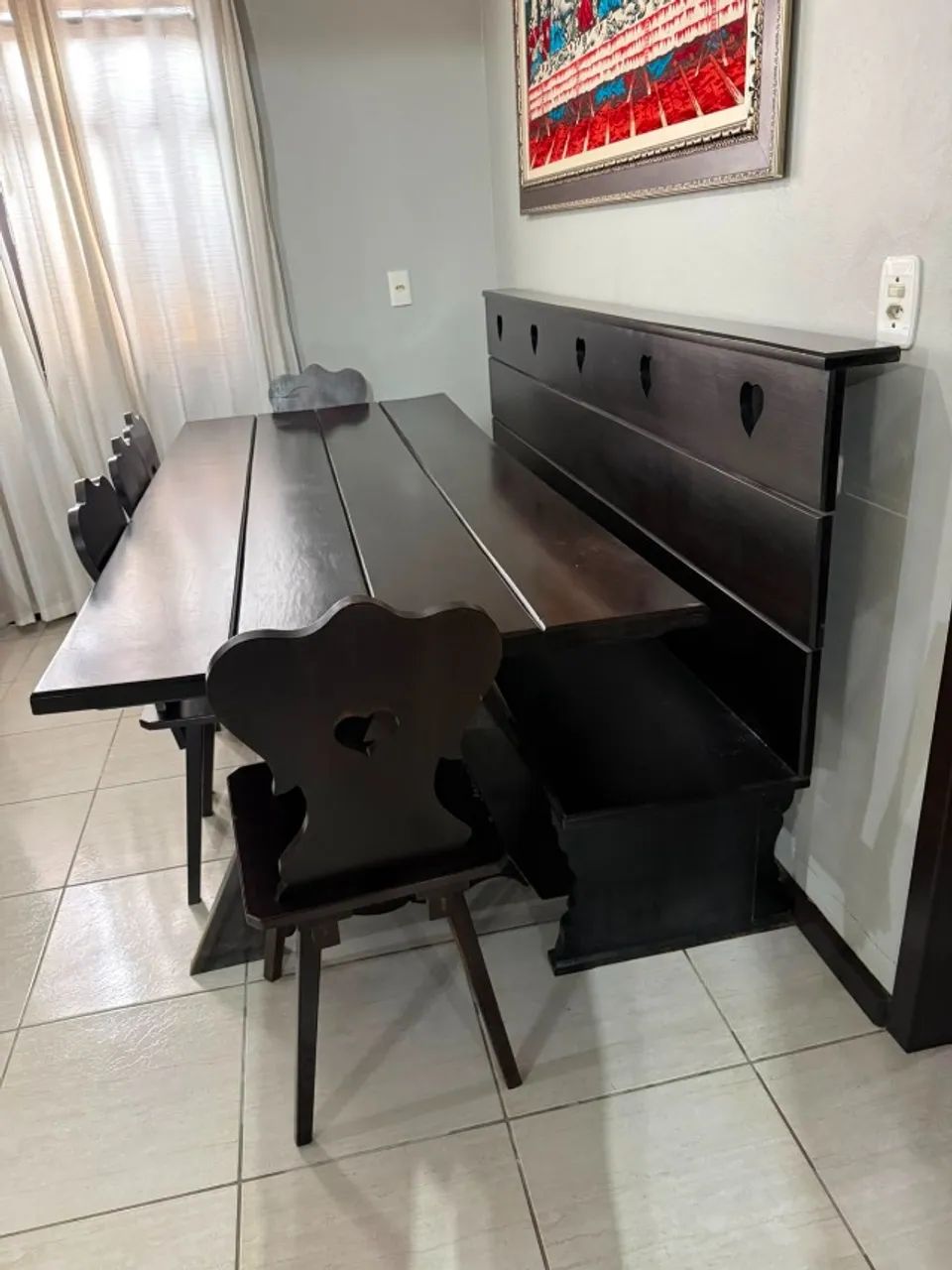 Mesa de Jantar Rústica