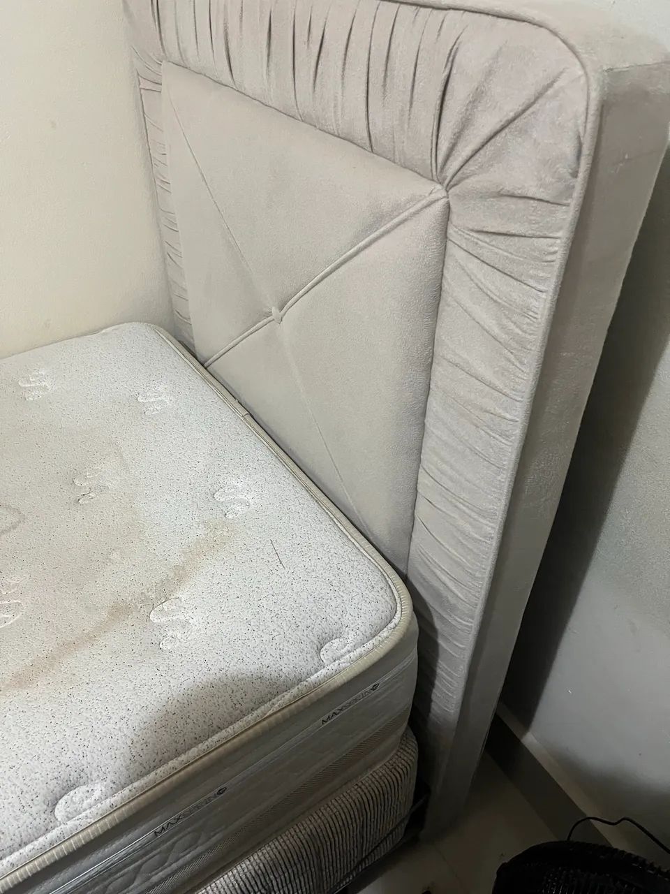 CAMA DE SOLTEIRO COM BOX E CABECEIRA - Foto 4
