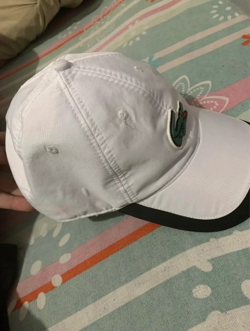 Bone lacoste branco  - Foto 3