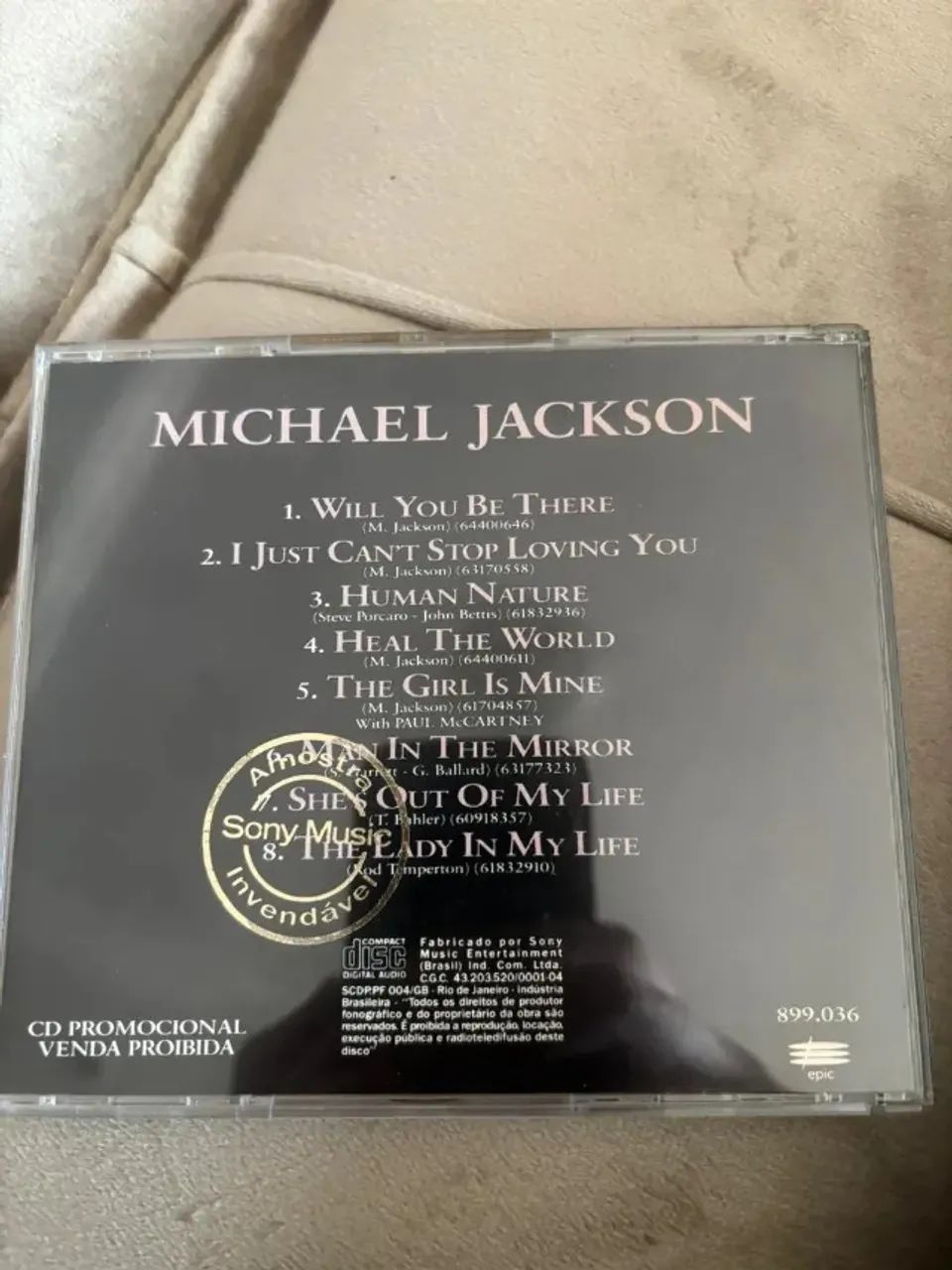 Michael Jackson - The Love Songs - Promocional Brasil - Foto 4