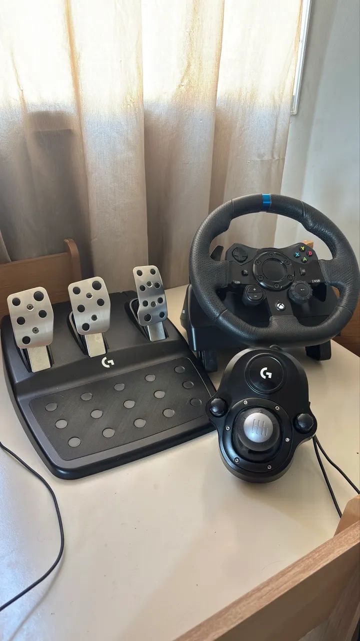 VOLANTE G923 LOGITECH + SHIFTER - Foto 4