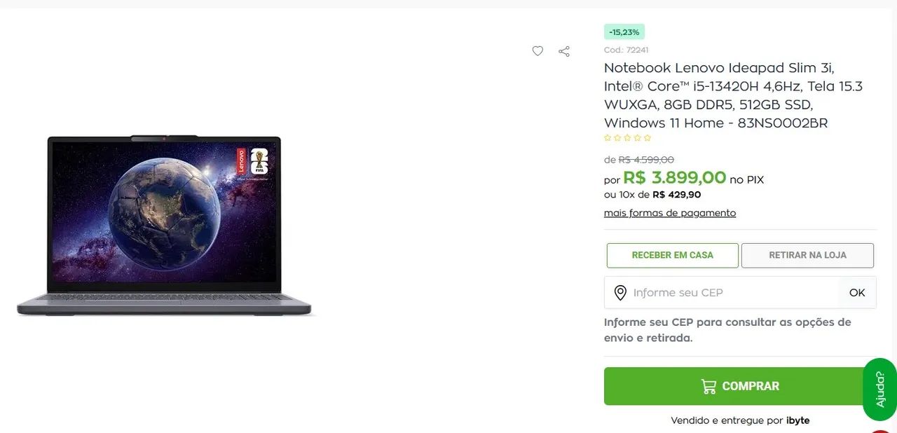 Notebook Lenovo Ideapad (LACRADO) - Foto 3