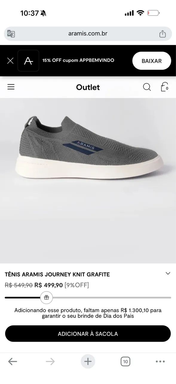 Tênis original Aramis Journey n42 - Foto 2