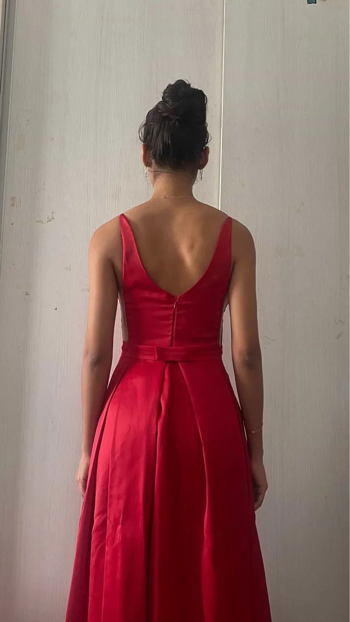 Vestido vermelho longo  - Foto 2