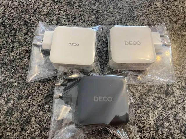 Carregador deco GaN 100W para notebook, tablet e celular