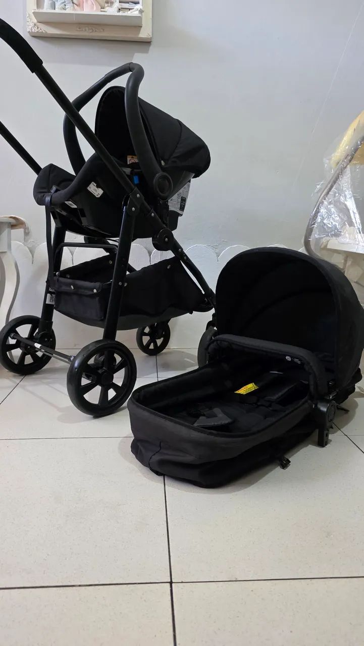 Carrinho e Bebê Conforto novinho  - Foto 3