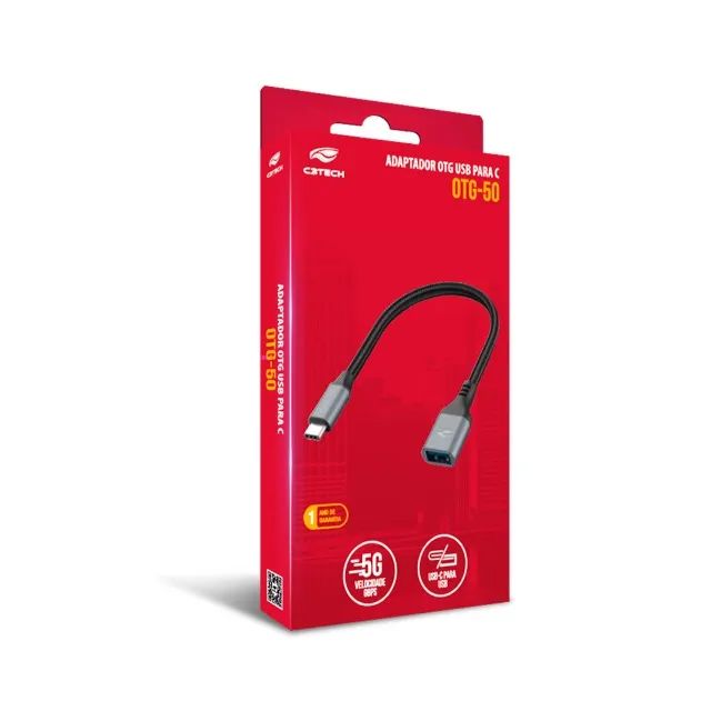 Cabo Adaptador OTG USB-C para USB C3Tech OTG-50 - WZetta - Foto 3