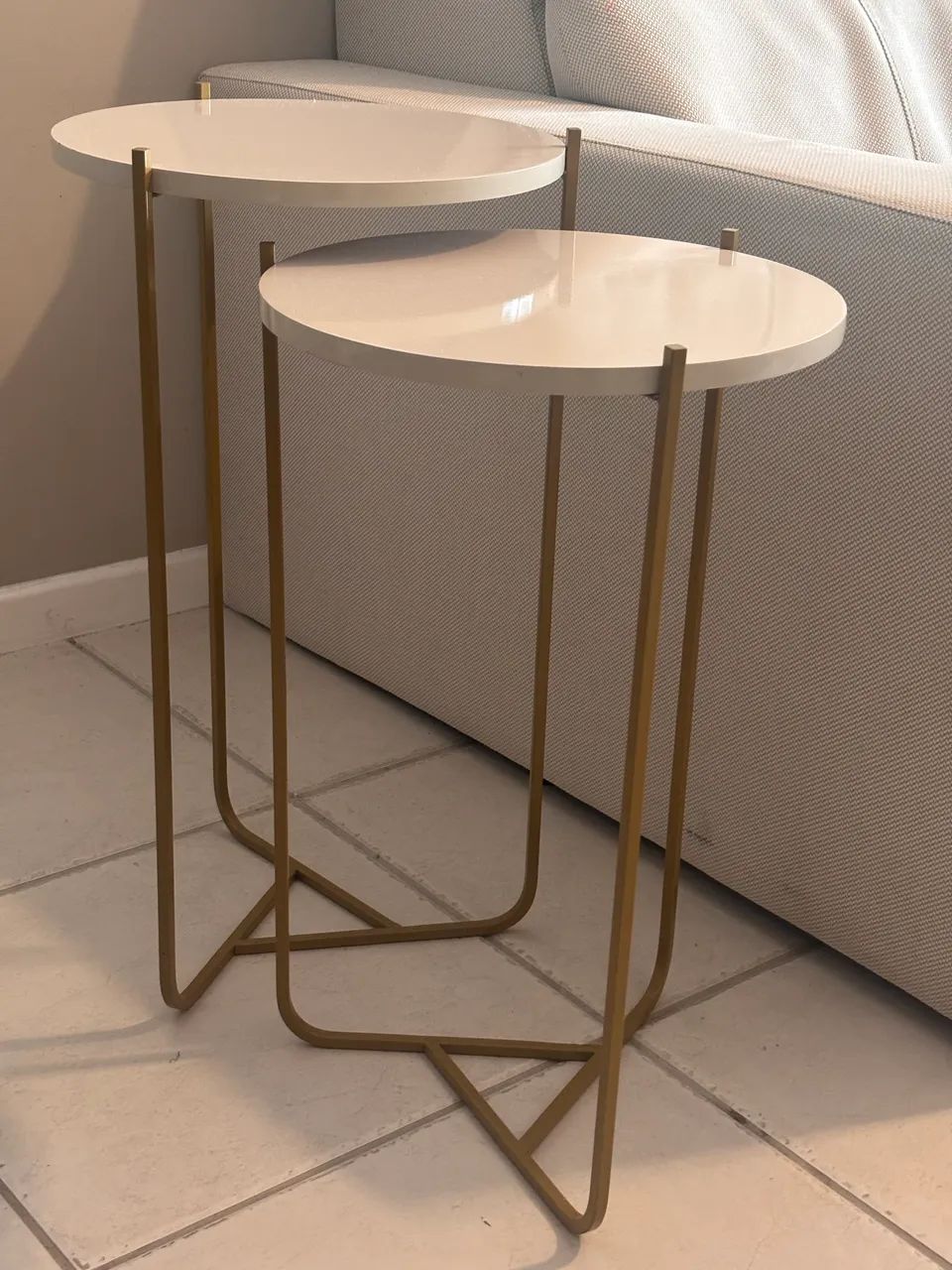 Conjunto de mesa lateral
