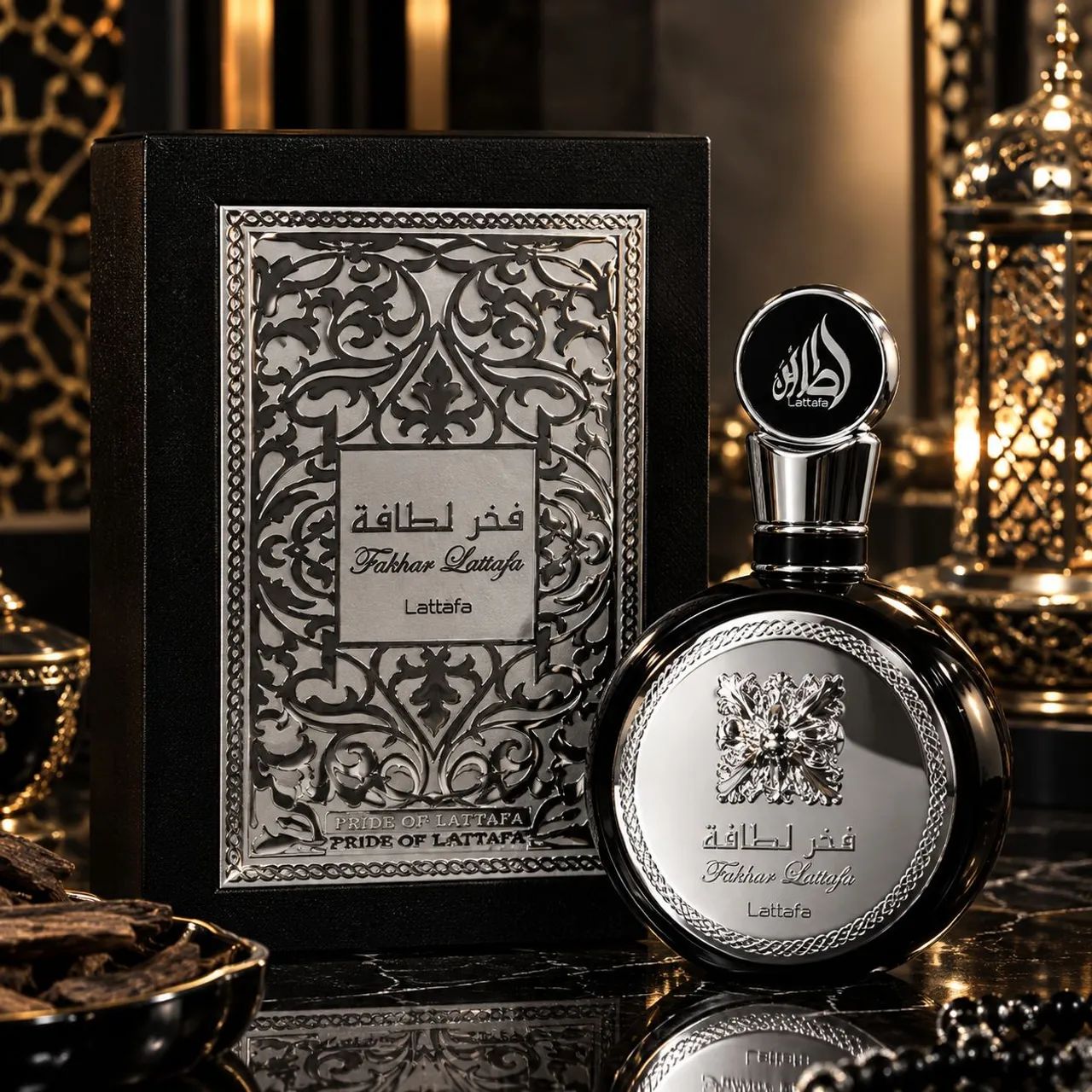Perfume Árabe - Fakhar Black 