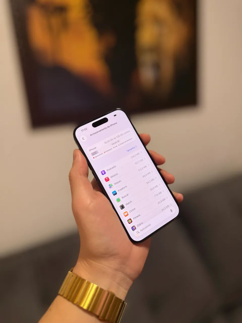 iPhone 15 Pro 128GB impecável  - Foto 4