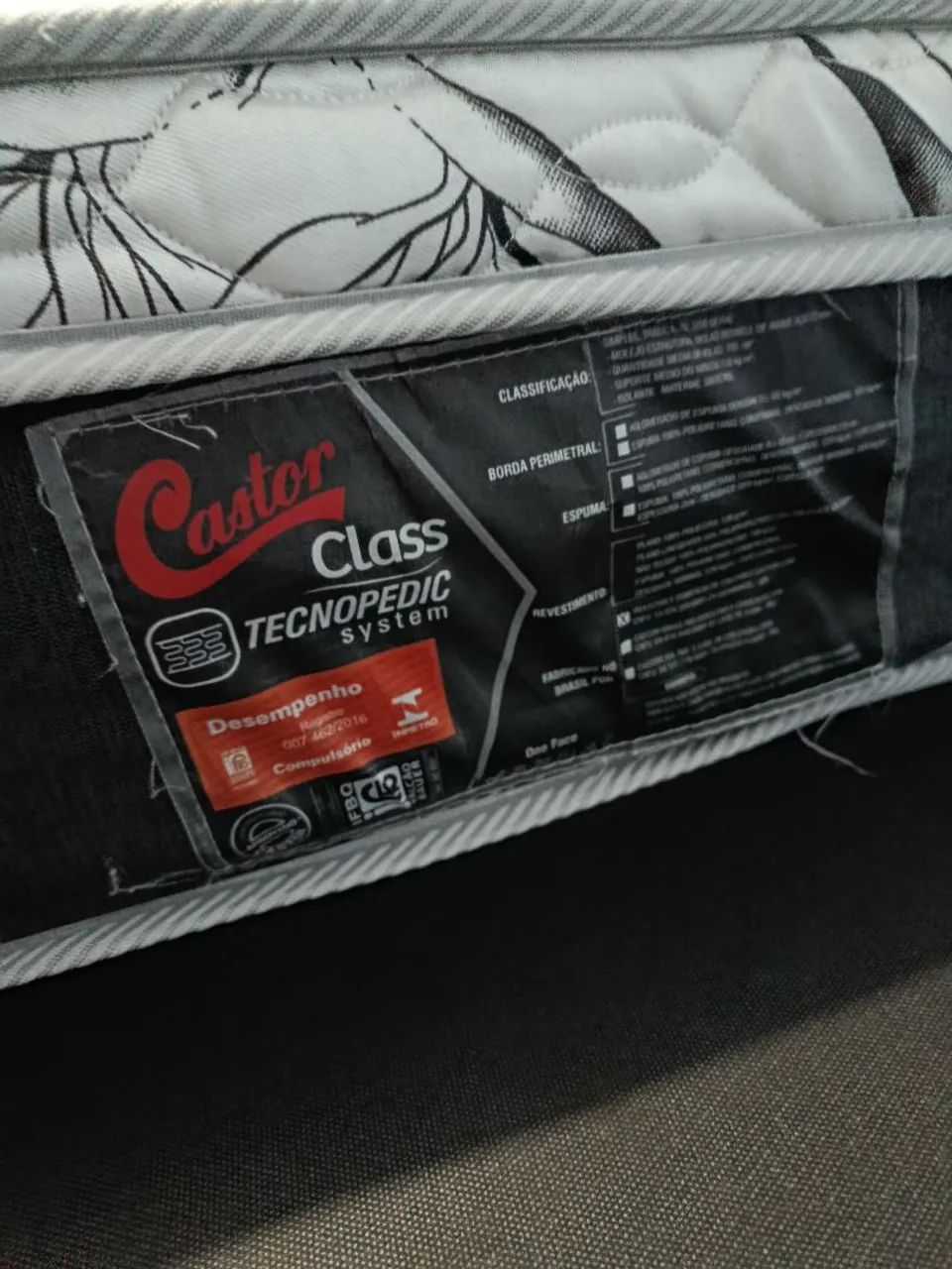 Cama Box + Colchão de molas ensacadas Castor - Foto 5