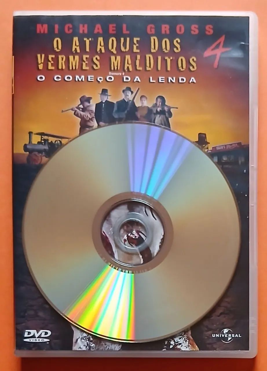 Dvd O Ataque dos Vermes Malditos 4 - O Começo da Lenda - CDs, DVDs
