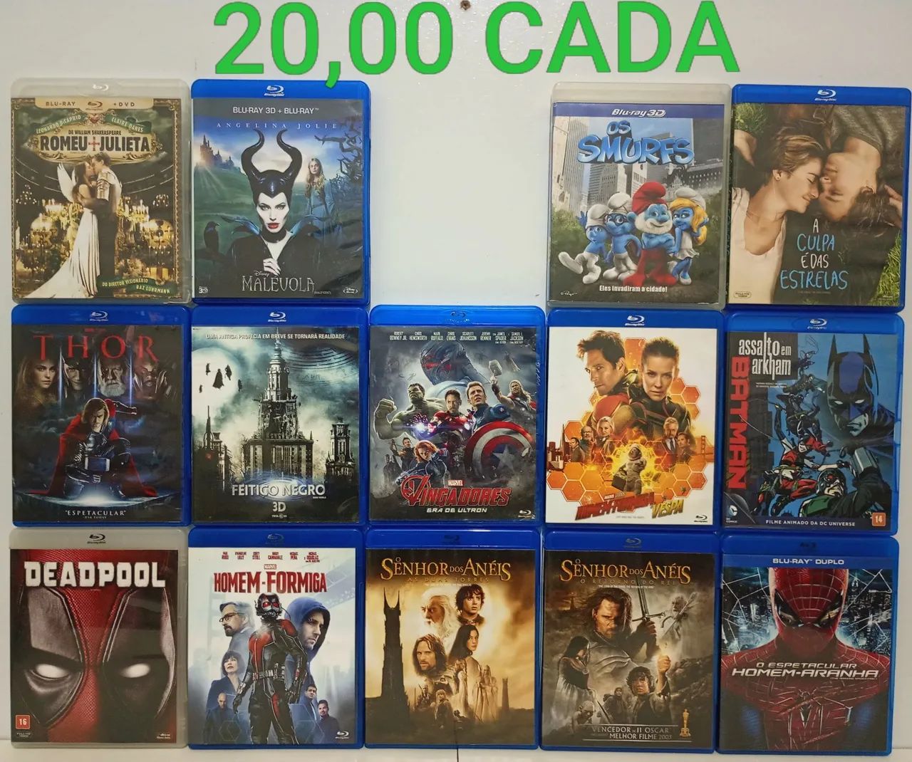 Lote (coleção)de filmes em blu-ray. Envios acima de 50,00 - Foto 3