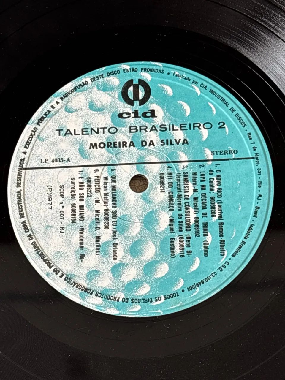 Disco de Vinil LP Moreira Da Silva Samba De Breque Talento Brasileiro 2 19777 - Foto 5