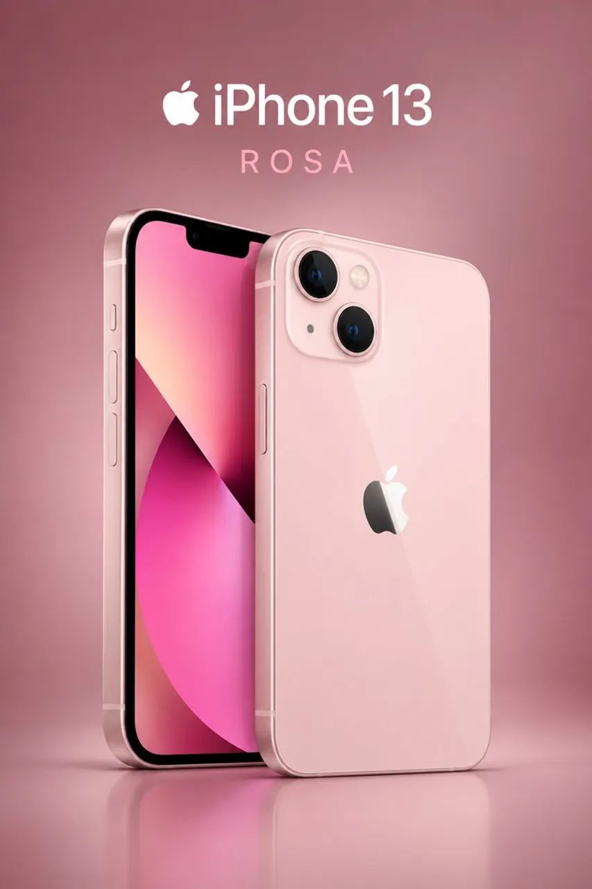 iphone 13 - Preto, azul e rosa 128gb - Foto 3