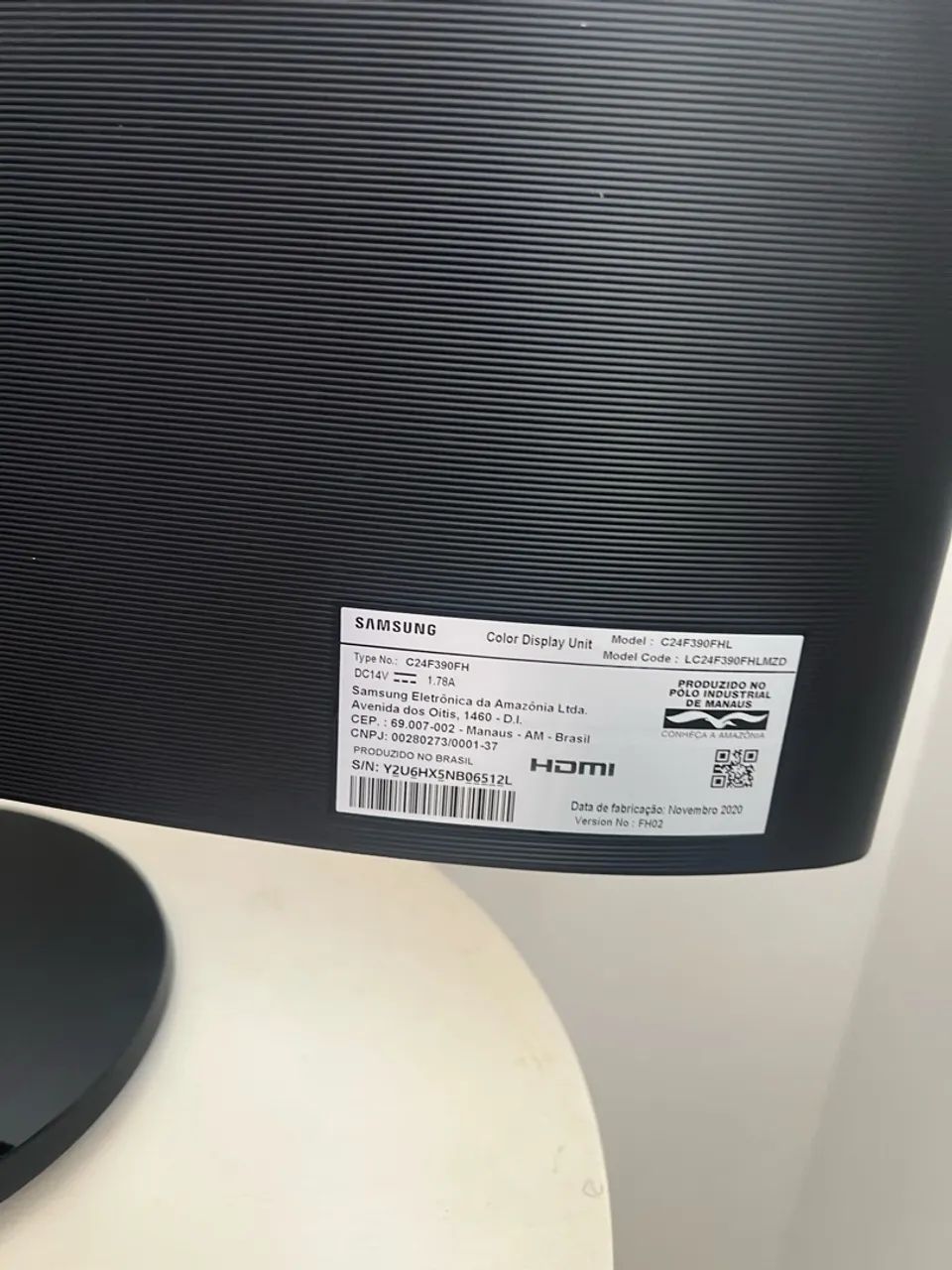 Monitor Samsung Curvo F390 24 Polegadas - Foto 3
