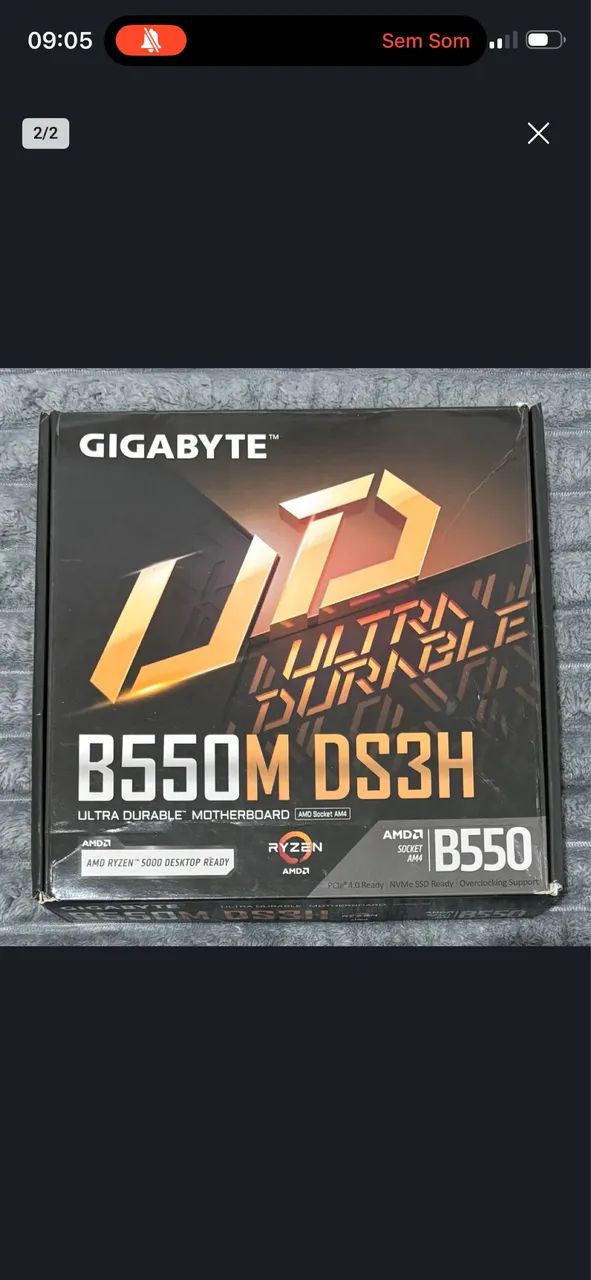 Placa mãe B550M DS3H