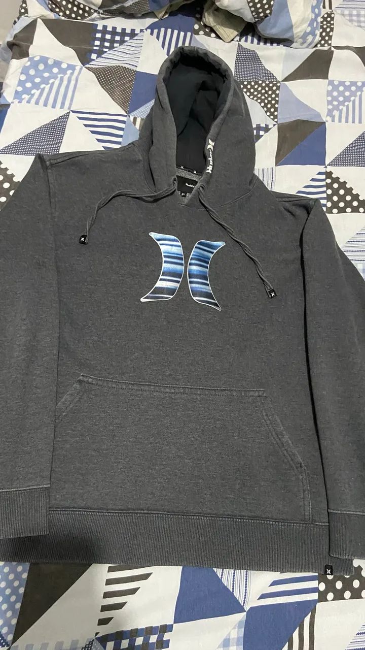 Moletom Hurley Cinza #P - Foto 4