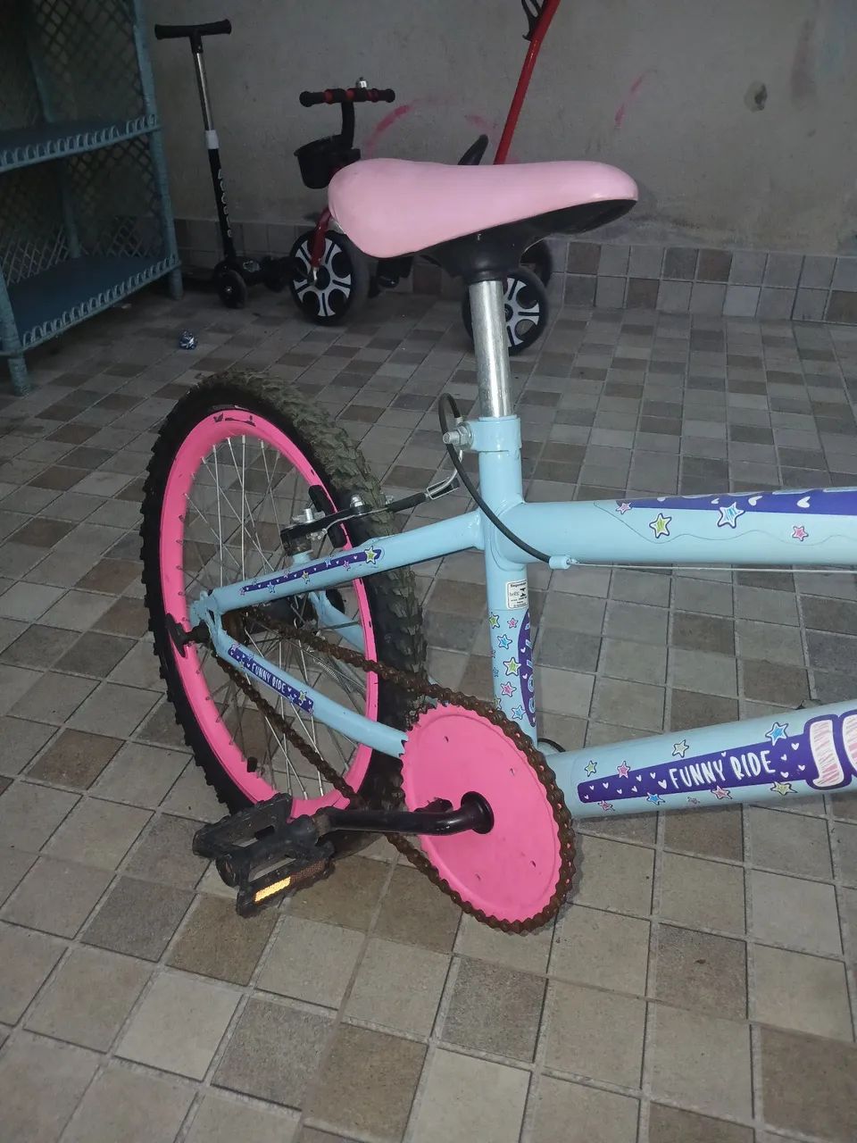 BICICLETA ARO 20 MENINA - Foto 4