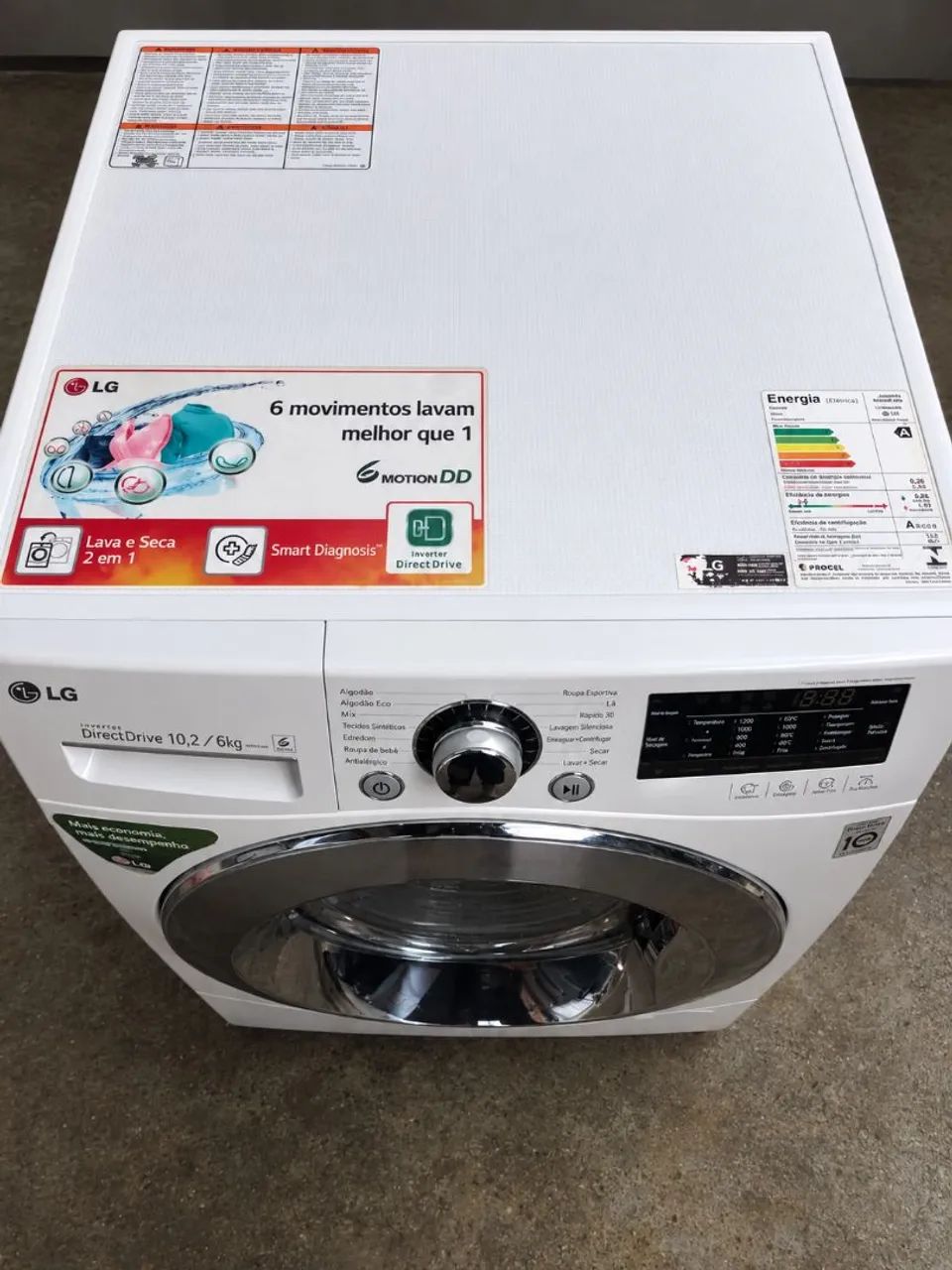 Lava e seca LG 10,2kg - Foto 2