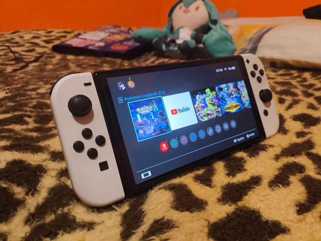 Nintendo Switch OLED Branco - Foto 2