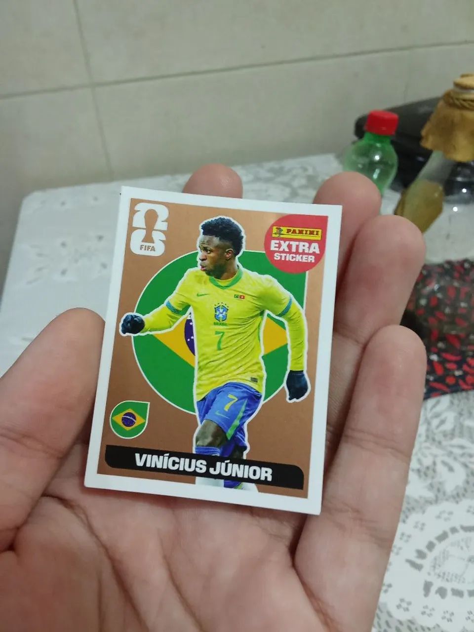 Vini Jr Dourado Figurinha Da Copa 2026 - Foto 4