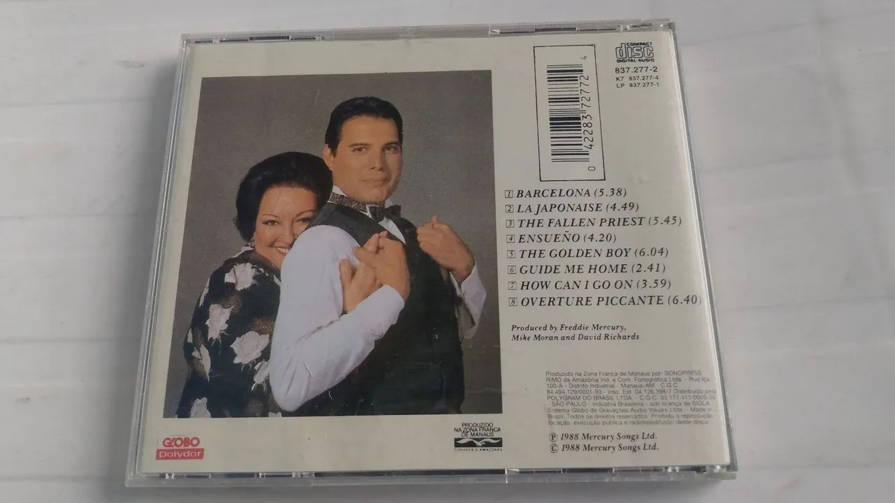 CD original Freddie Mercury Barcelona  - Foto 2