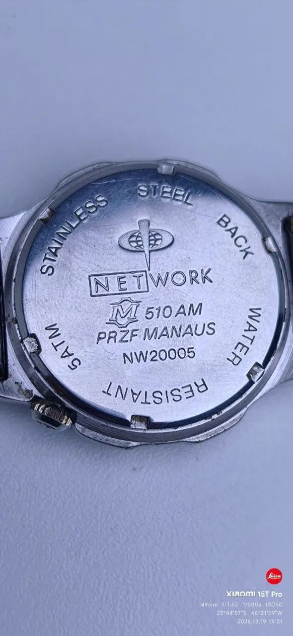 Relógio End Net work com termômetro analógico  - Foto 5