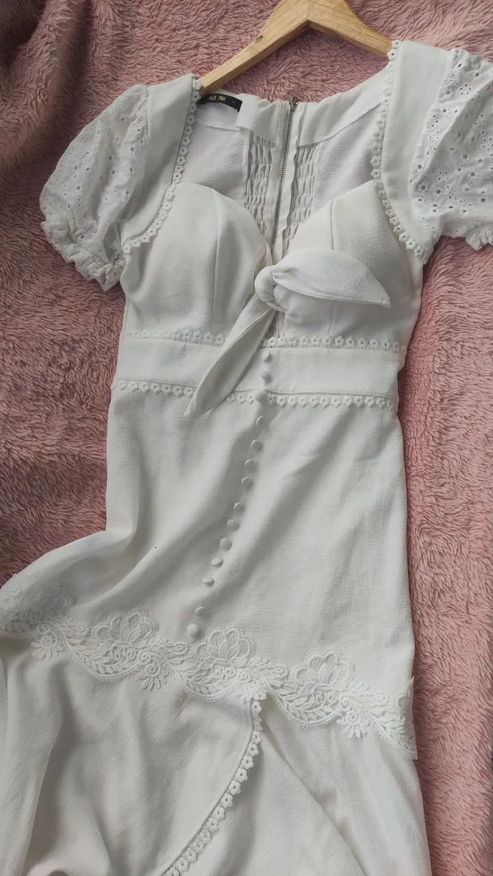 Vestido branco limonada pink  - Foto 5