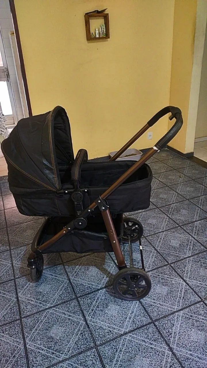 carrinho de bebê galzerano 3 em 1 - Foto 3