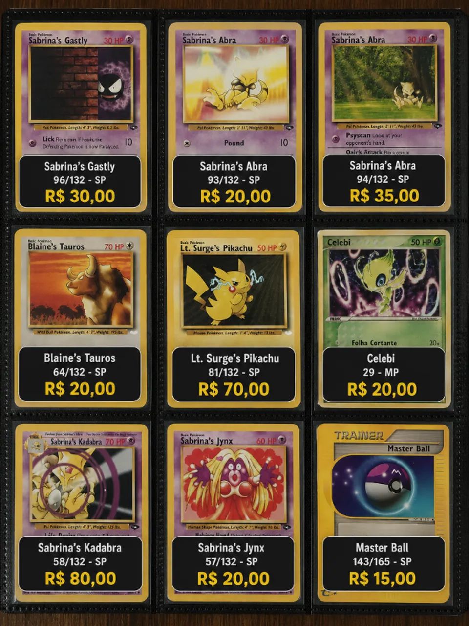Lote de Cartas Pokemon (NÃO COMPRE ESSE ANUNCIO) - Foto 3