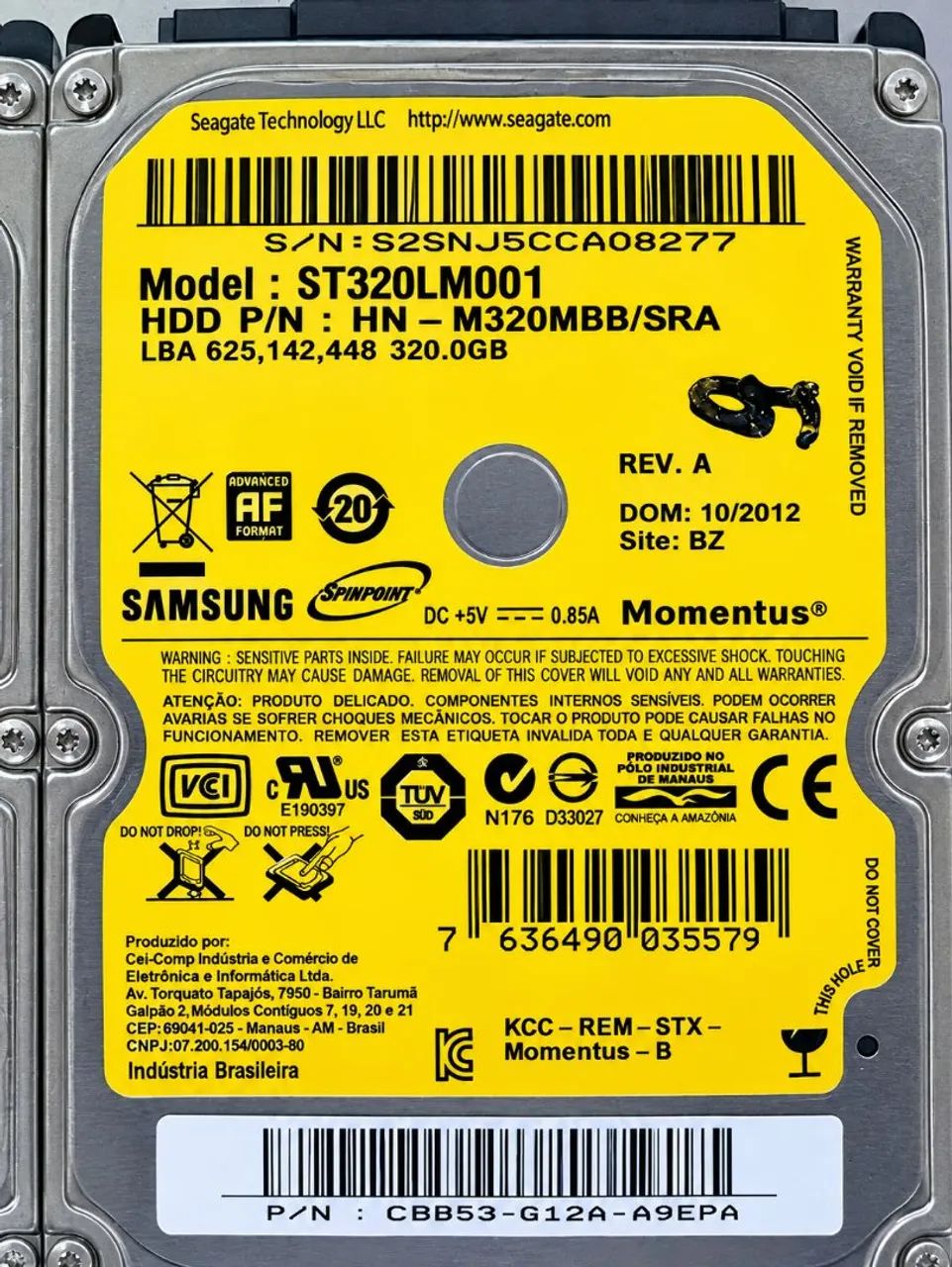  Combo 2 HD 320Gb 2.5 SATA - Foto 2
