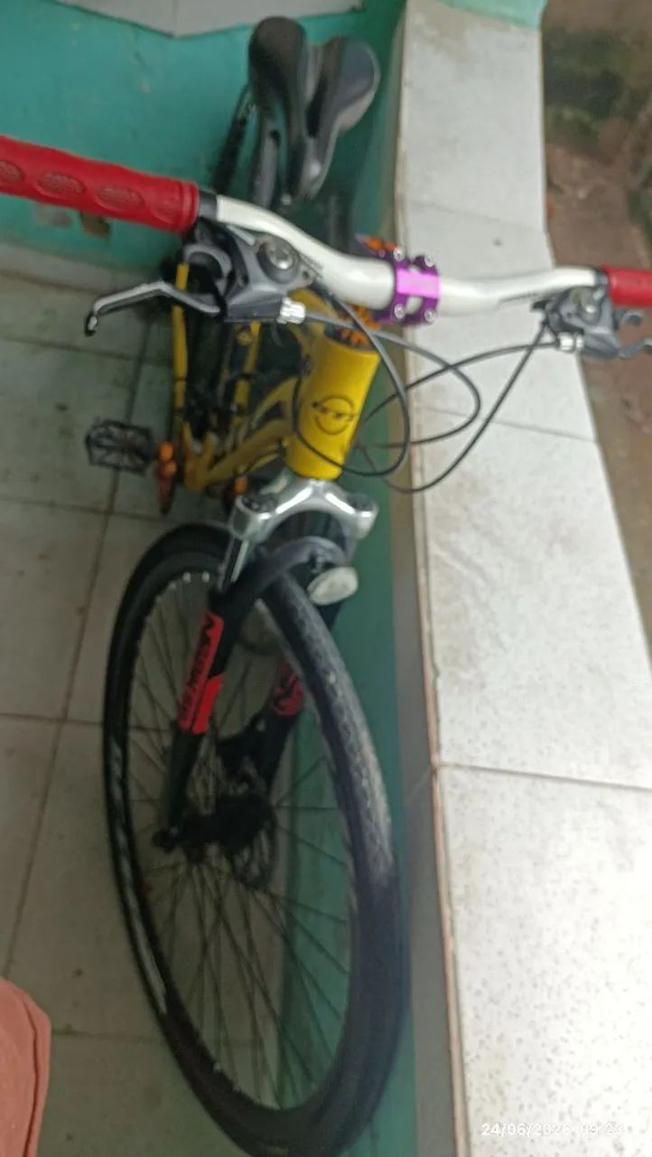 Bicicleta alumínio aro 29 - Foto 5