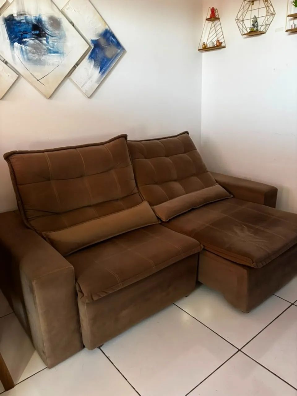 Sofá Retrátil 3 lugares - Foto 3