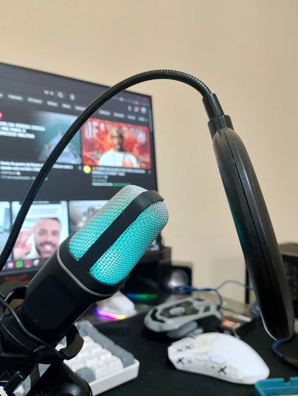 Microfone de Mesa: RGB Gaming SF666R USB - Foto 2