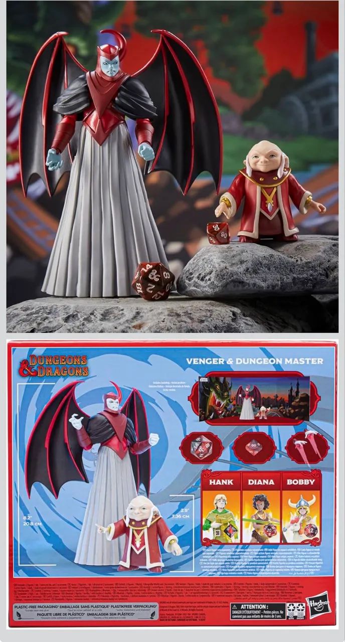 Figura Caverna do Dragão Vingador (15 cm) e Mestre dos Magos - Escala 6 Polegadas - Foto 3
