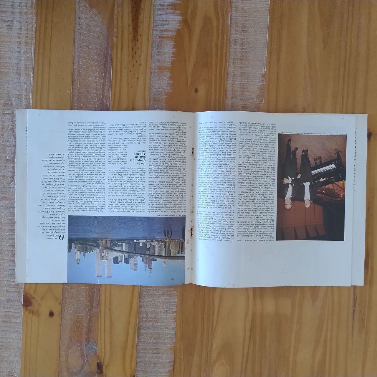 LP duplo Encontro Bach Chopin Martins Moreira Lima  - Foto 5