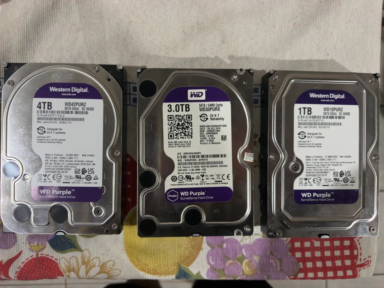 HDs wd purple 