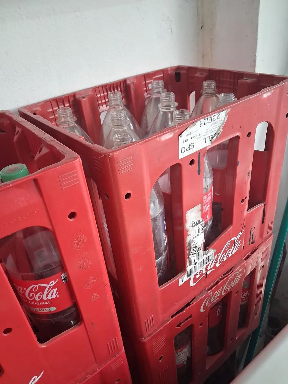 Garrafas de coca cola retornável 