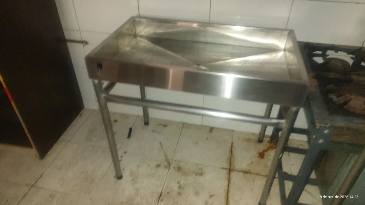 Kit de mesas de Inox para cozinha de Restaurante  - Foto 3