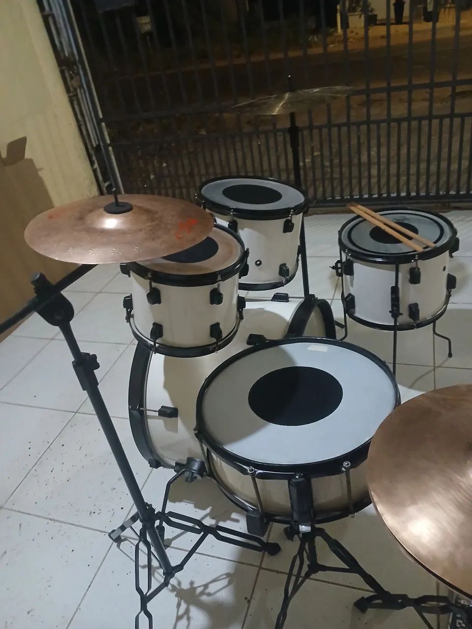 Bateria acústica RMV completa  - Foto 5
