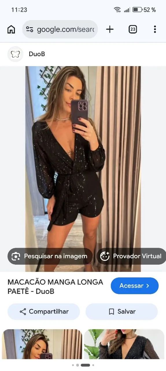 Macacão paetê - Foto 2
