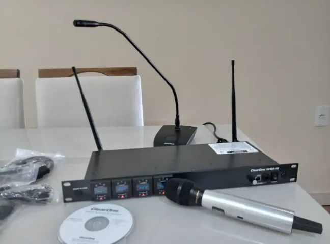 2 Microfones Digitais Profissionais Sem Fio. Um de Púlpito e outro de Mão. - Foto 3